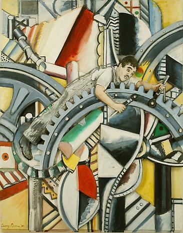 Modernist Times
1988
oil on canvas mounted on sculpted foamboard
77 x 60 x 4 1/2 inches
SOLD