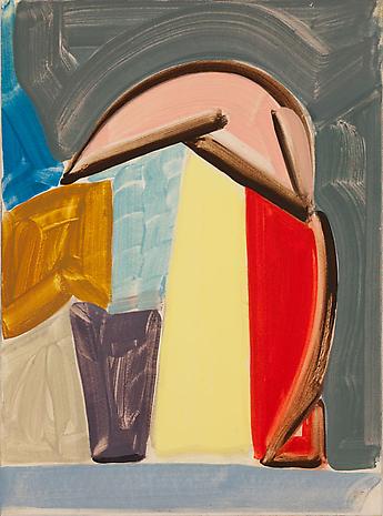 Correspondence
2012
oil on paper mounted on board
15 3/8 x 11 3/8