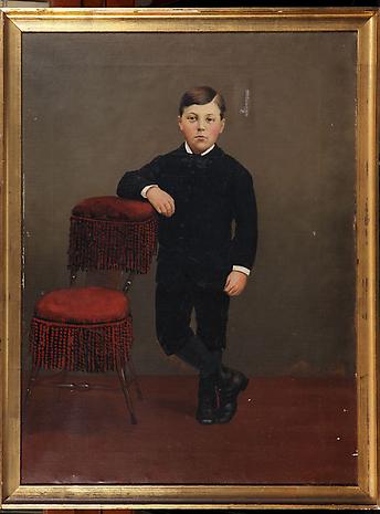 Artist Unknown
Arthur Boomer "Uncle Neddy"
nd
oil on canvas
23 11/16 x 17 5/8 inches