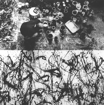 Jackson Pollock
1950
gelatin silver print
8 x 9 1/2 inches