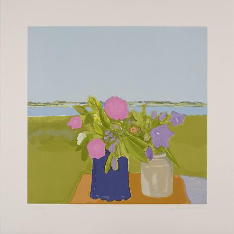 Light Blue Above
2010
color lithograph on Revere soft white paper
26 1/2 x 26 inches
Edition of 54