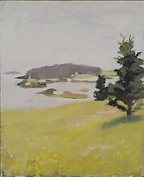 Farifield Porter exhibition reviewed in The New Yorker