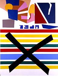 Shirley Jaffe exhibition reviewed in the New York Times