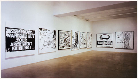ANDY WARHOL Black & White Paintings 1985-86