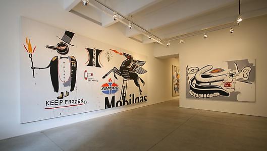 ANDY WARHOL, JEAN-MICHEL BASQUIAT AND COLLABORATION PAINTINGS